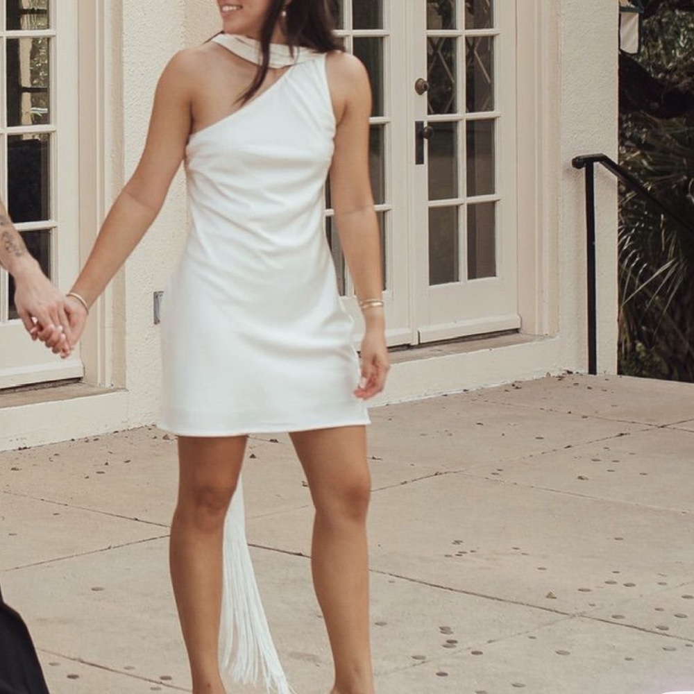 Abercrombie & Fitch White Mini Dress